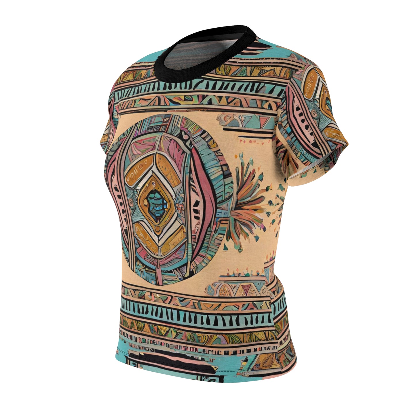 Dashiki 7 - Women's Cut & Sew Tee (AOP)