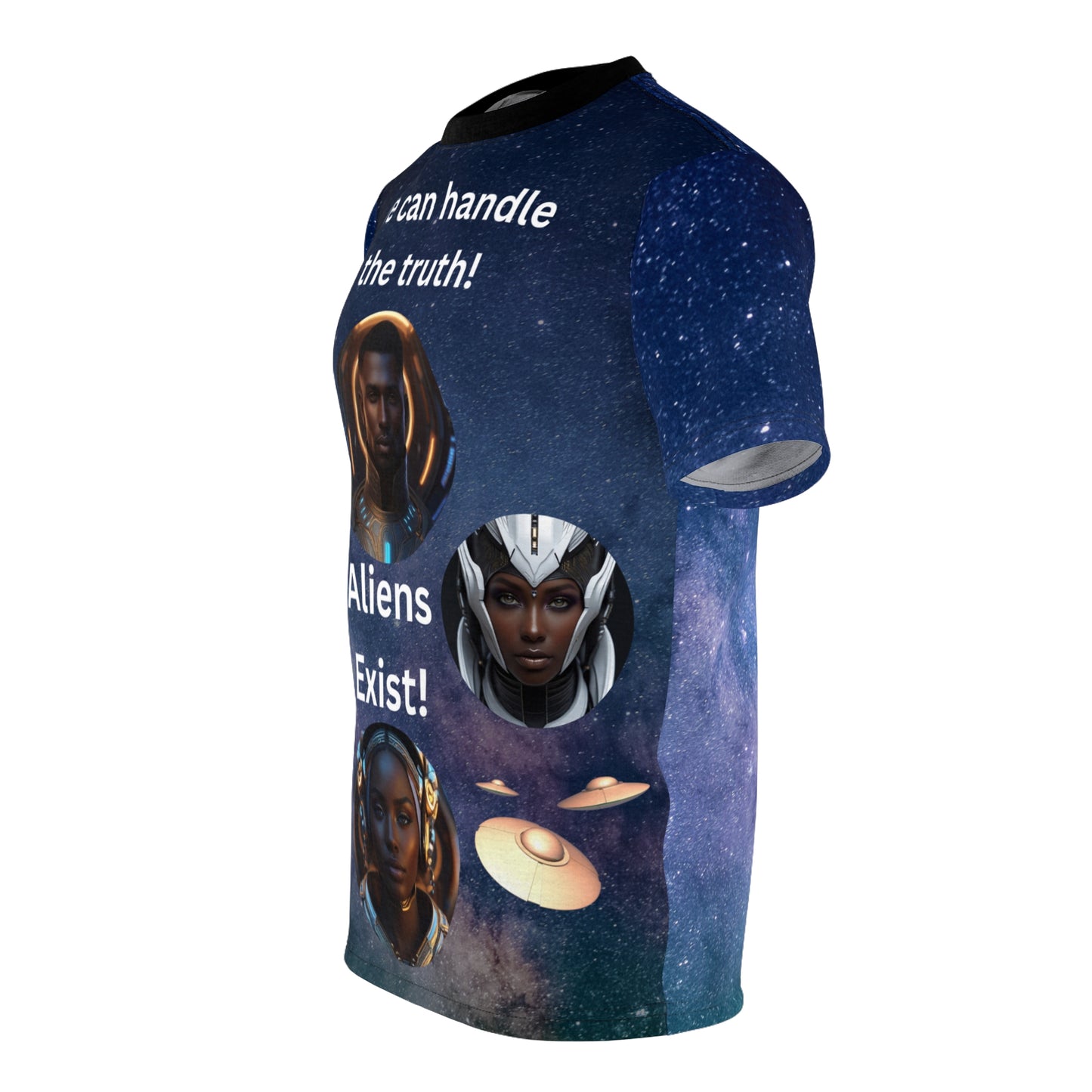Aliens Exist - Unisex Cut & Sew Tee (AOP)