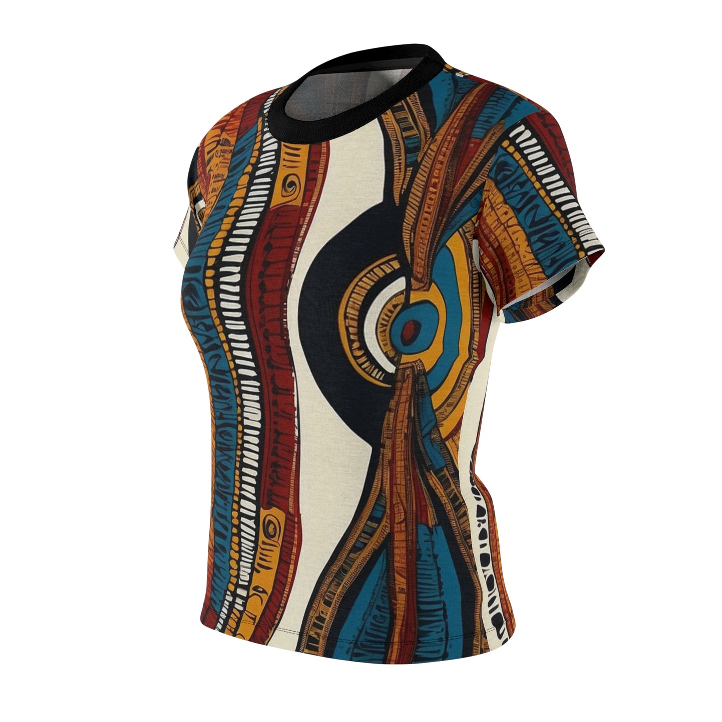 Dashiki 2 - Women's Cut & Sew Tee (AOP)