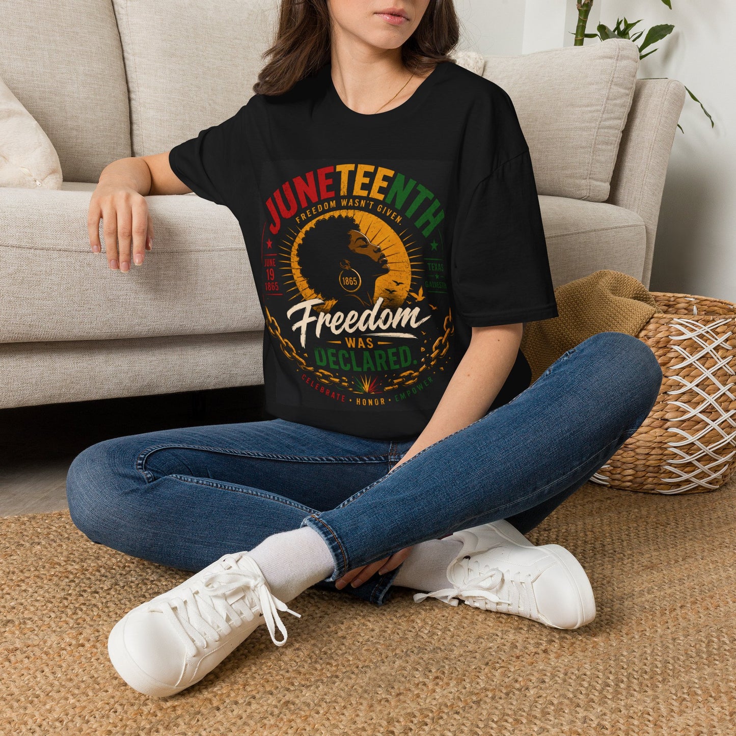 Juneteenth Freedom T-Shirt — "Freedom Was Declared" Celebration Tee