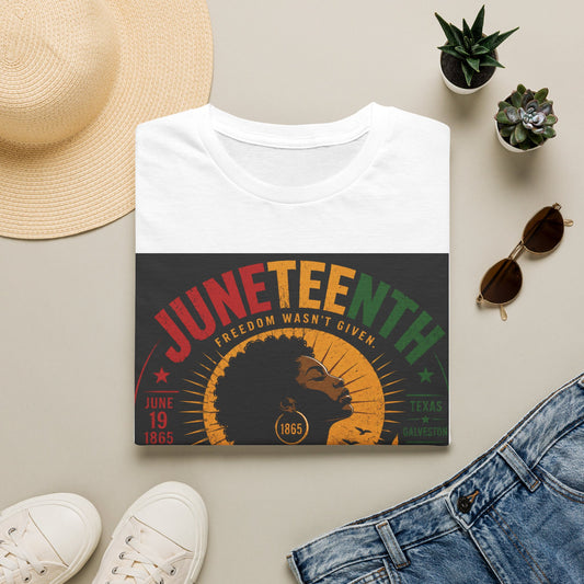 Juneteenth Freedom Tee — "Freedom Was Declared" Celebration T-Shirt