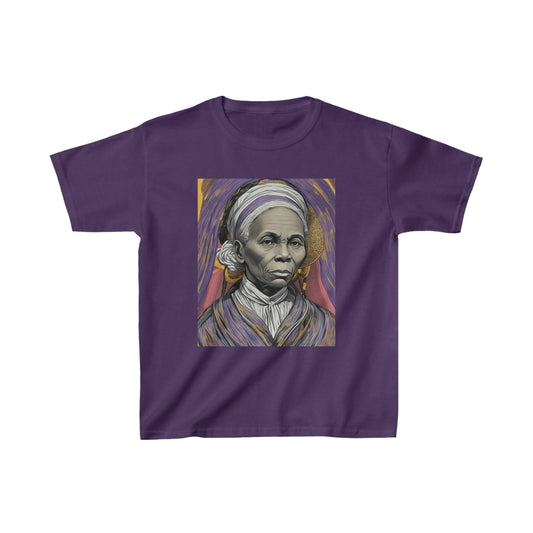 Black History - Harriet Tubman - Kids Heavy Cotton™ Tee